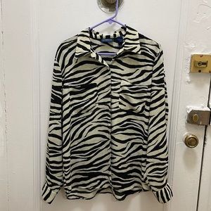 Liz Claiborne Zebra Blouse